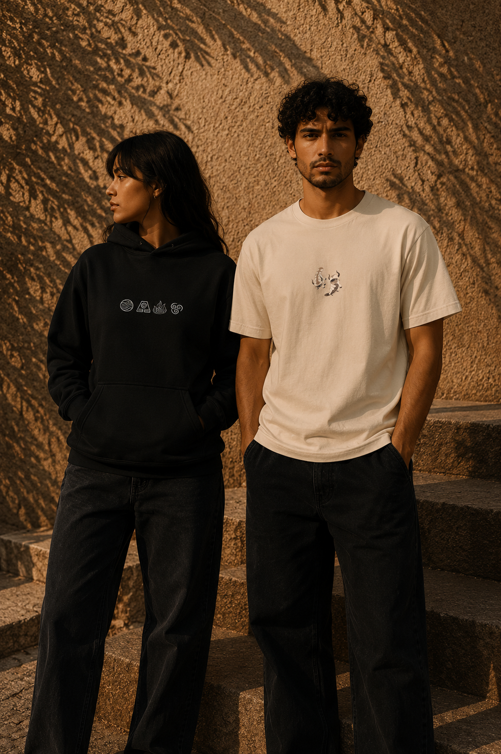 Elements. Minimal Kollektion mit dezenten Frontprints