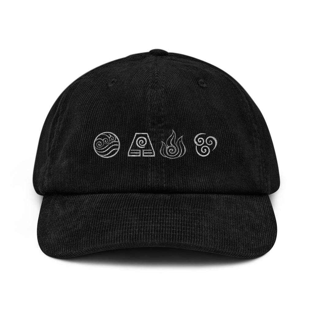 Elements Cap in Schwarz – Vorderansicht