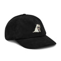 Appa Cap in Schwarz – schräge Vorderansicht