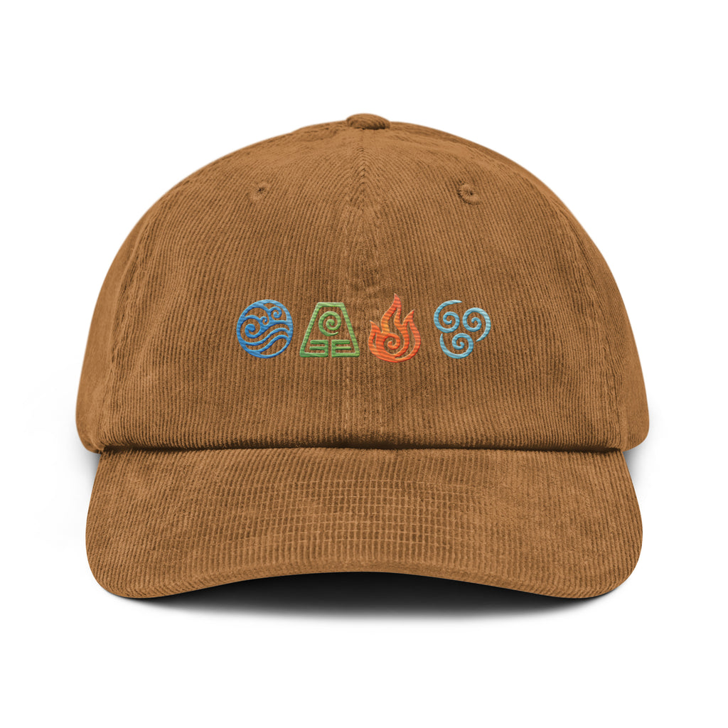 Elements Carton Cap in Camel – Vorderansicht