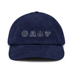 Elements Cap in Oxford Navy – Vorderansicht