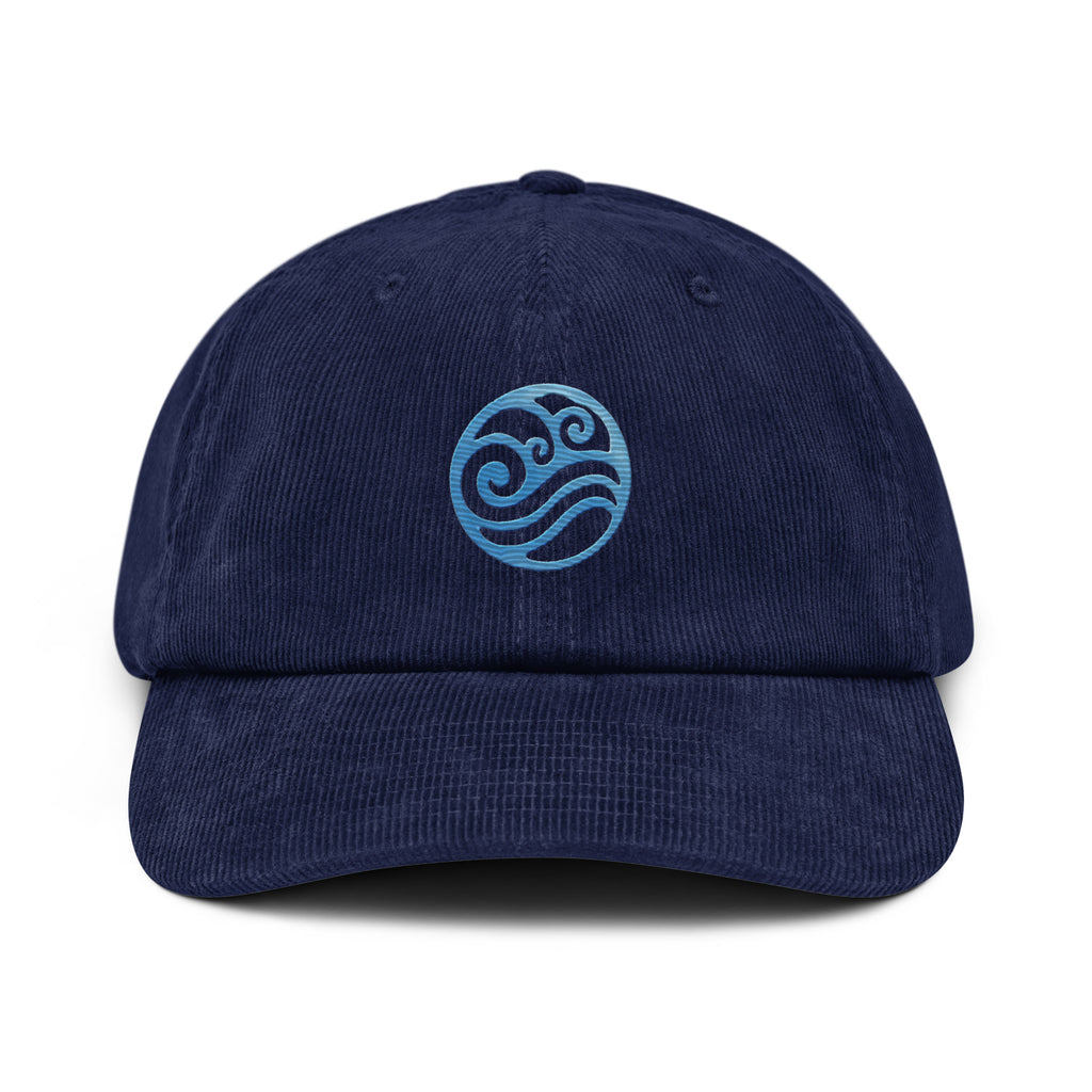 Wasser Cap in Oxford Navy – Vorderansicht