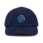 Wasser Cap in Oxford Navy – Vorderansicht