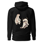 Appa Hoodie in Schwarz – Rückansicht