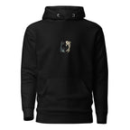 Tui und La Hoodie in Schwarz – Vorderansicht