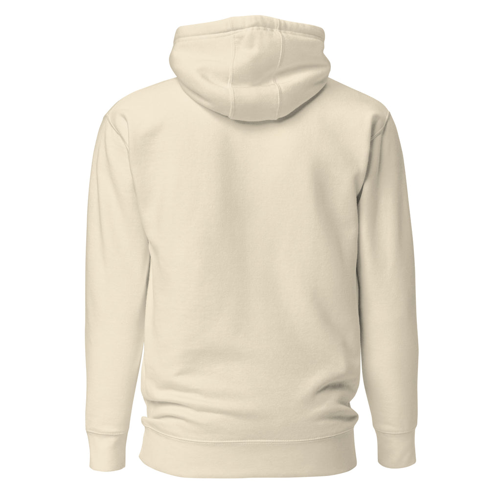 Tui und La Hoodie - Minimal in Bone – Rückansicht