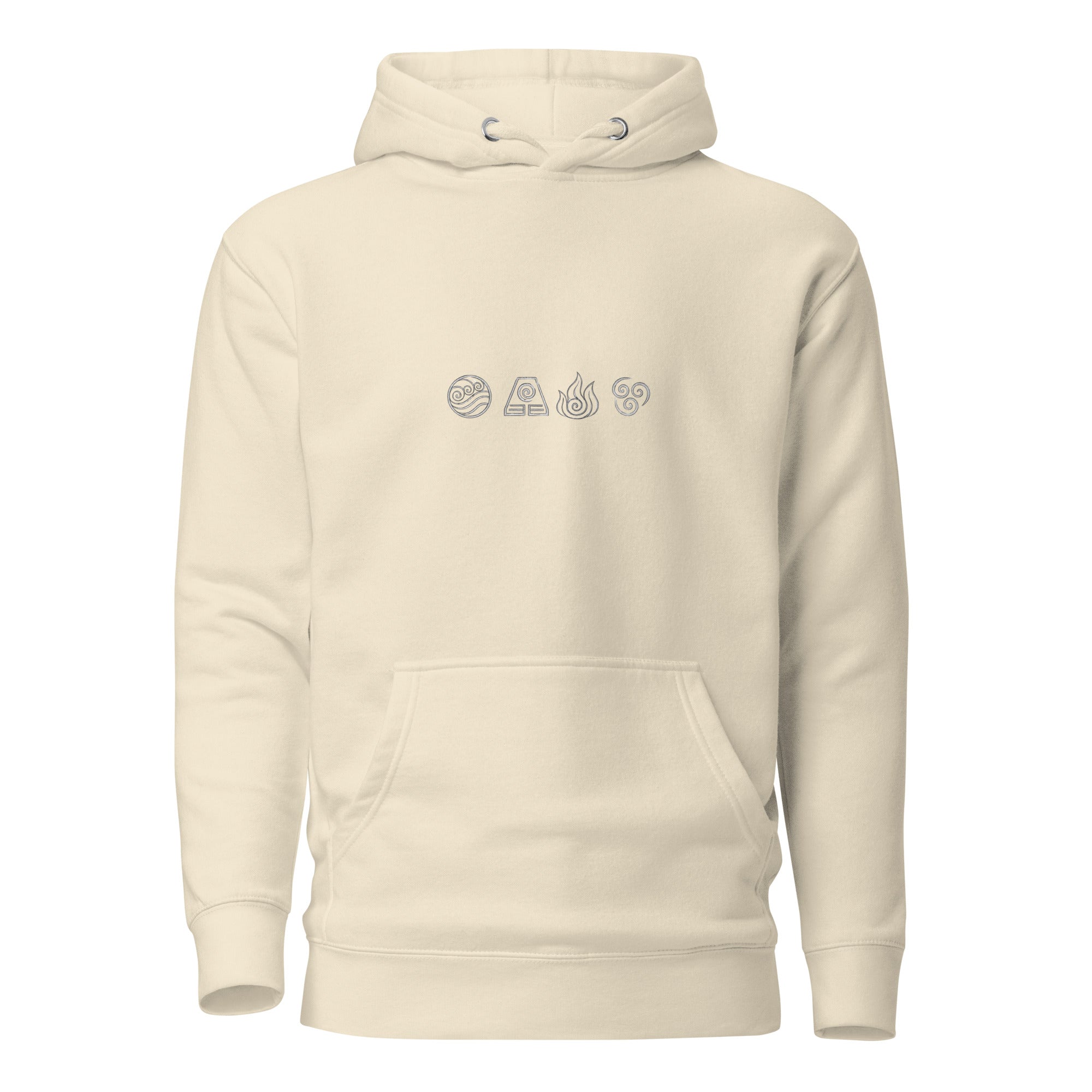 Elements Hoodie in Bone – Vorderansicht