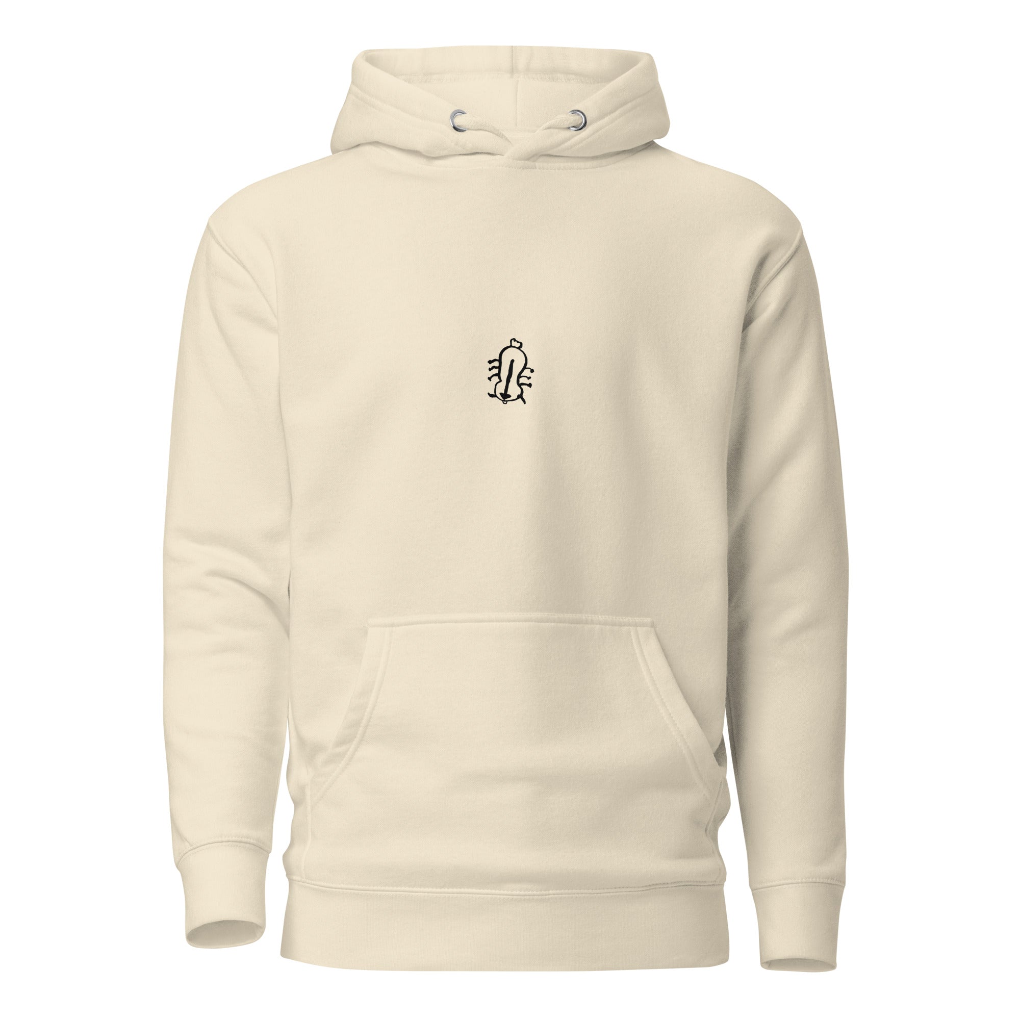 Appa sketch Hoodie in Bone – Vorderansicht