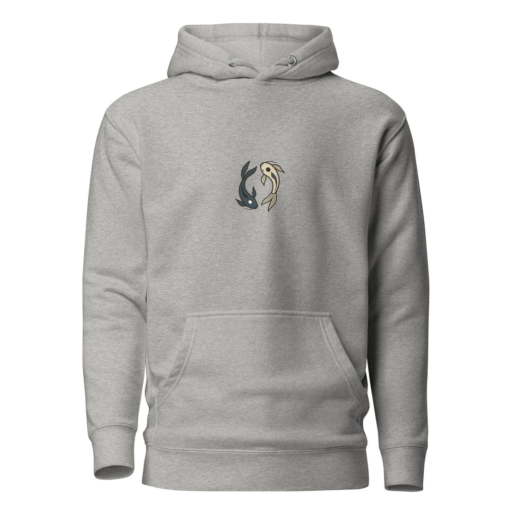 Tui und La Hoodie in Carbon Grey – Vorderansicht