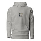 Tui und La Hoodie in Carbon Grey – Vorderansicht
