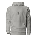Appa sketch Hoodie - Minimal in Carbon Grey – Vorderansicht