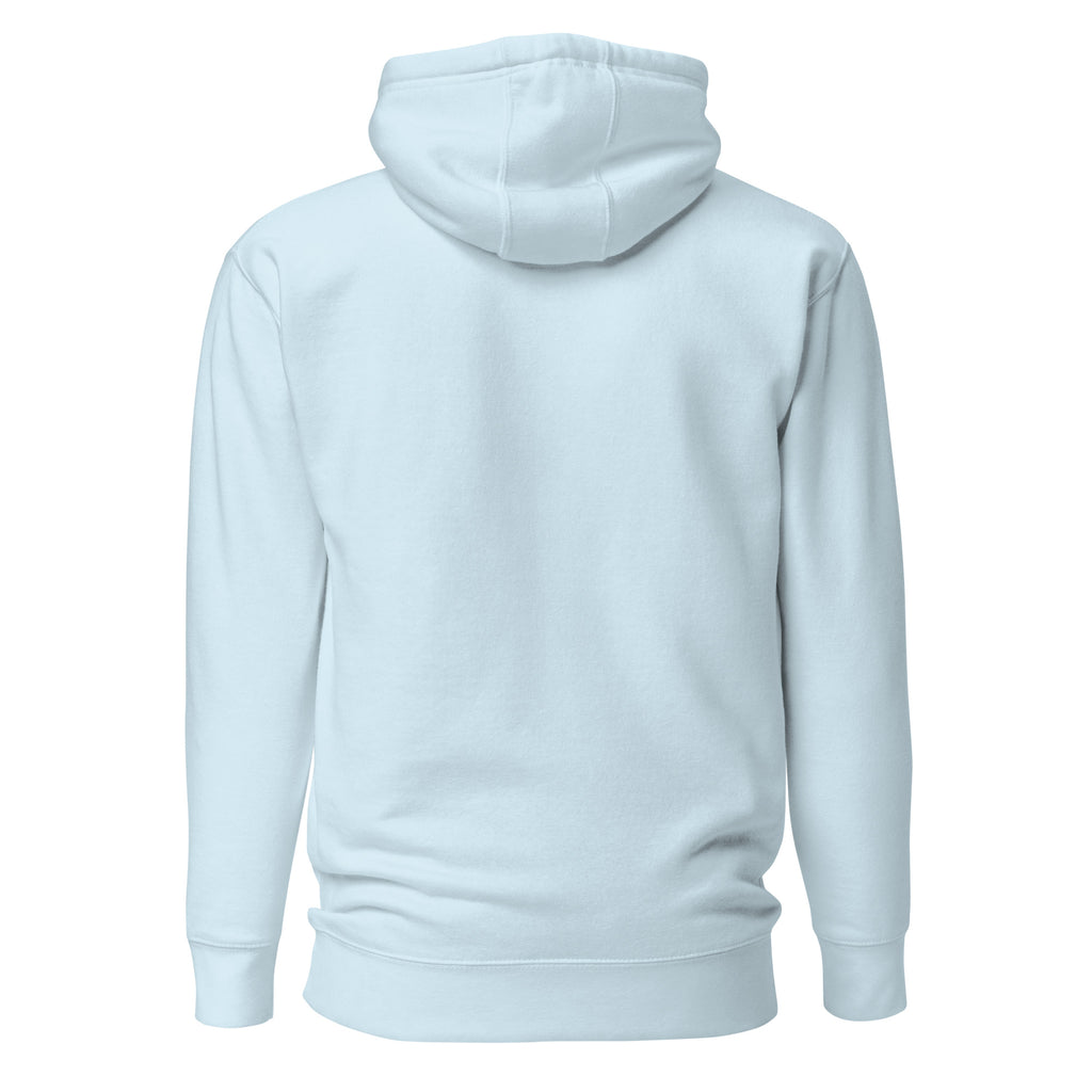 Elements Hoodie - Minimal in Sky Blue – Rückansicht