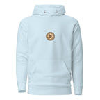 Lotus Hoodie in Sky Blue – Vorderansicht