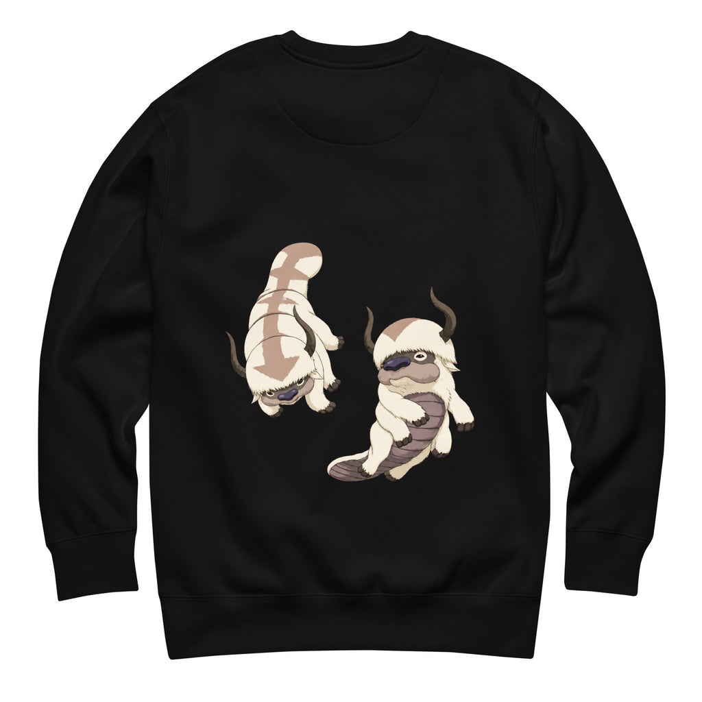 Appa Sweatshirt in Schwarz – Rückansicht
