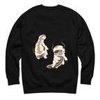 Appa Sweatshirt in Schwarz – Rückansicht