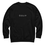 Elements Sweatshirt in Schwarz – Vorderansicht