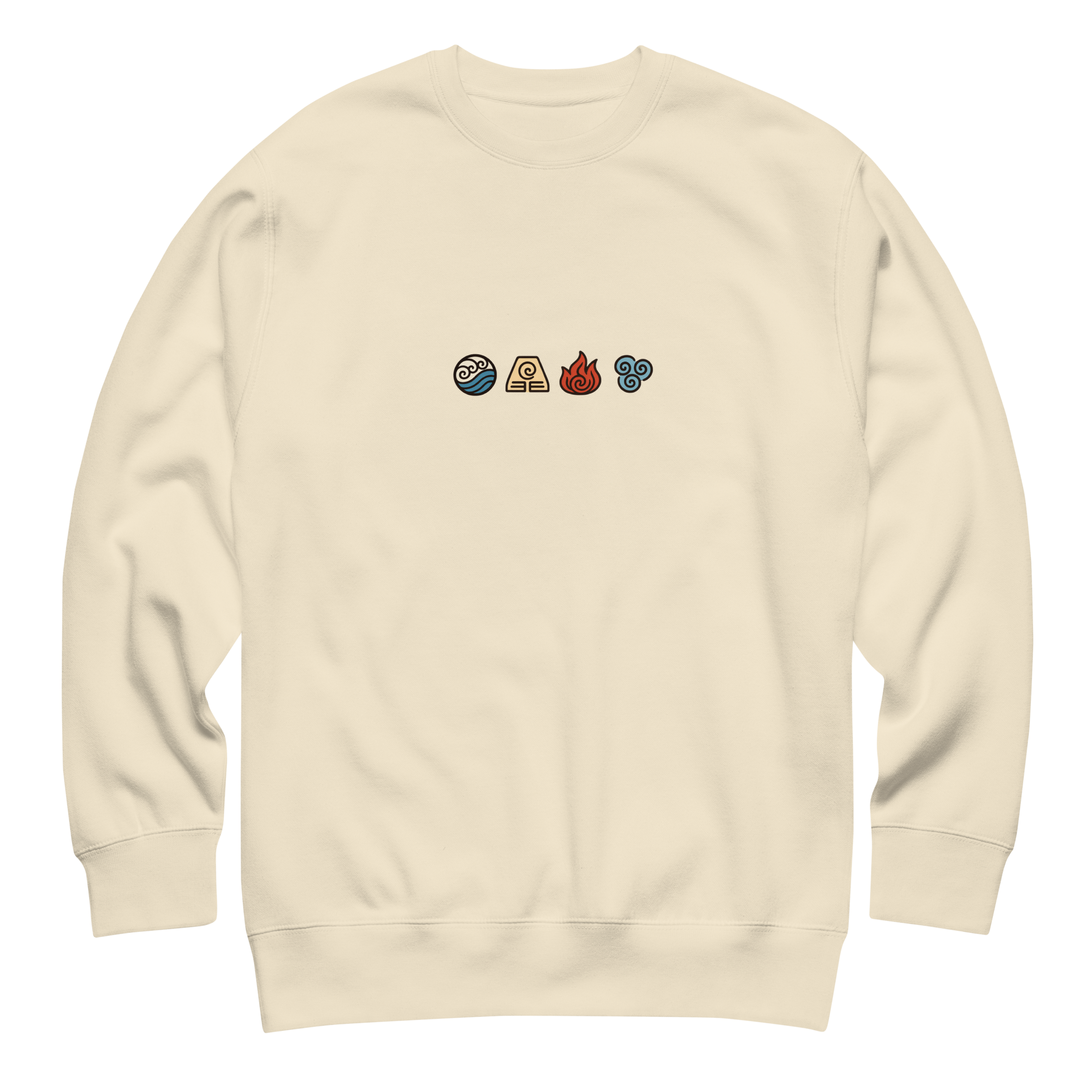 Elements Carton Sweatshirt in Bone – Vorderansicht