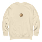 Lotus Sweatshirt in Bone – Vorderansicht