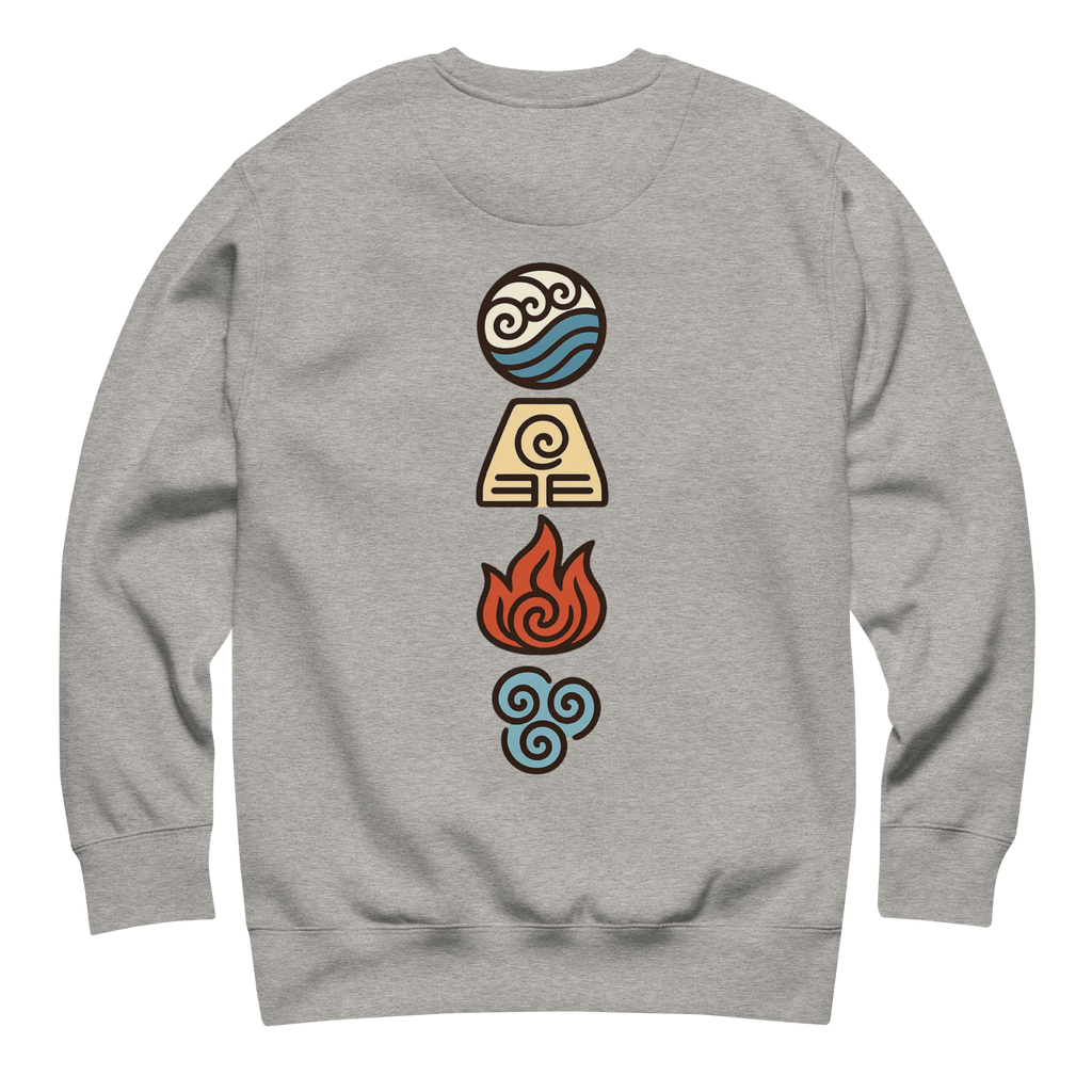 Elements Carton Sweatshirt in Carbon Grey – Rückenansicht