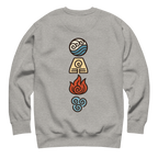 Elements Carton Sweatshirt in Carbon Grey – Rückenansicht