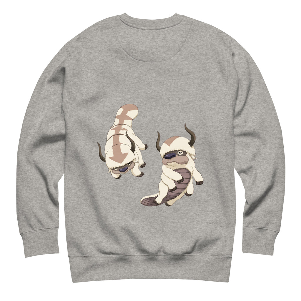 Appa Sweatshirt in Carbon Grey – Rückansicht