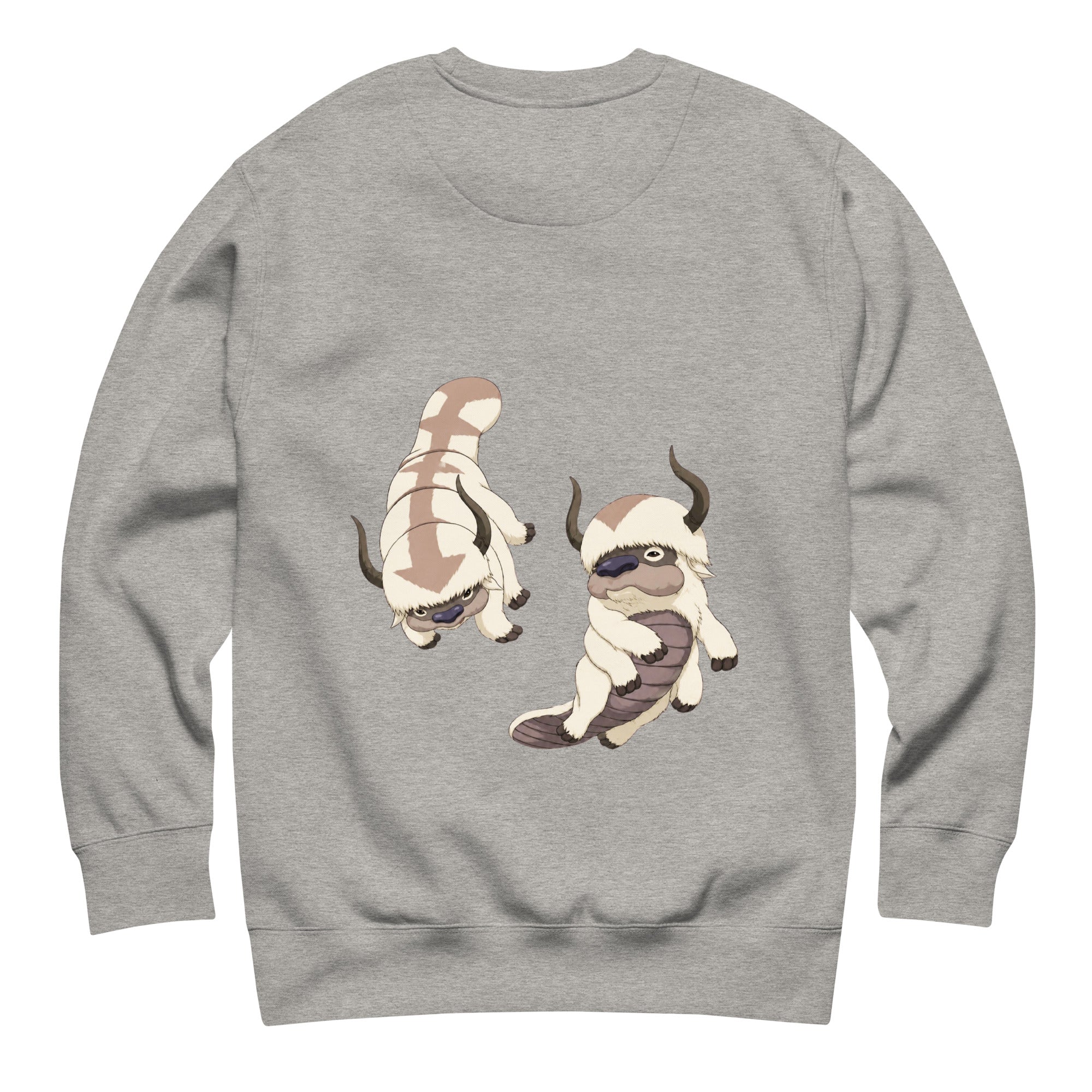 Appa Sweatshirt in Carbon Grey – Rückansicht