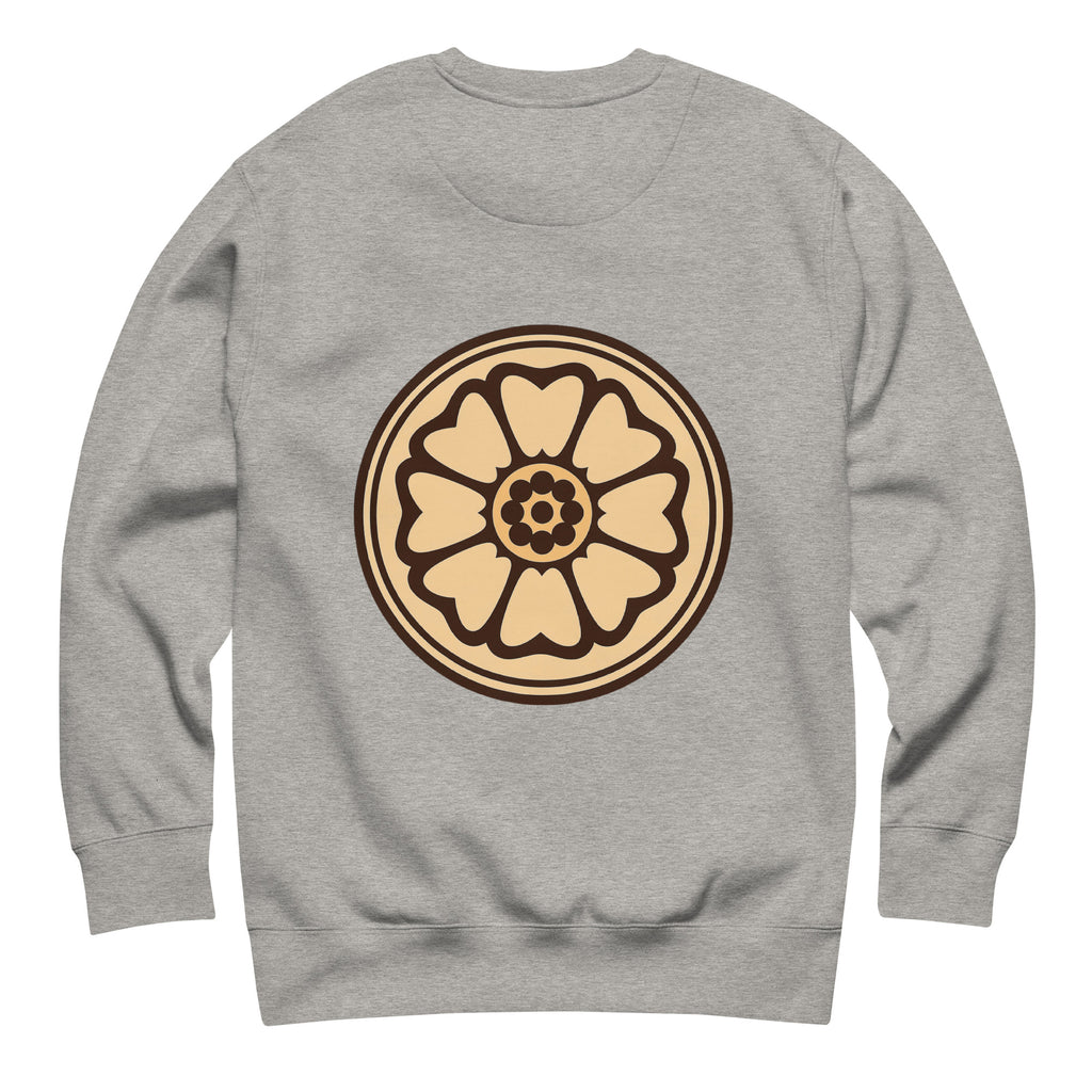 Lotus Sweatshirt in Carbon Grey – Rückansicht
