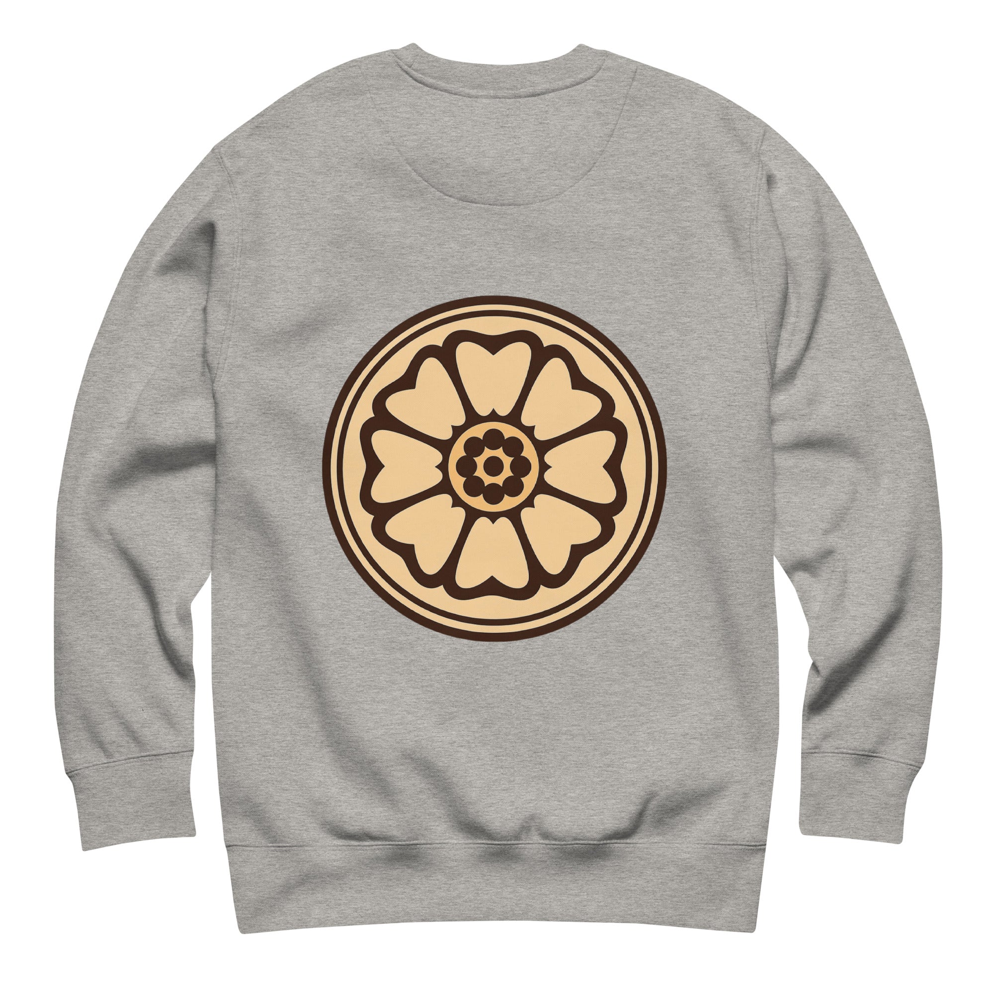 Lotus Sweatshirt in Carbon Grey – Rückansicht