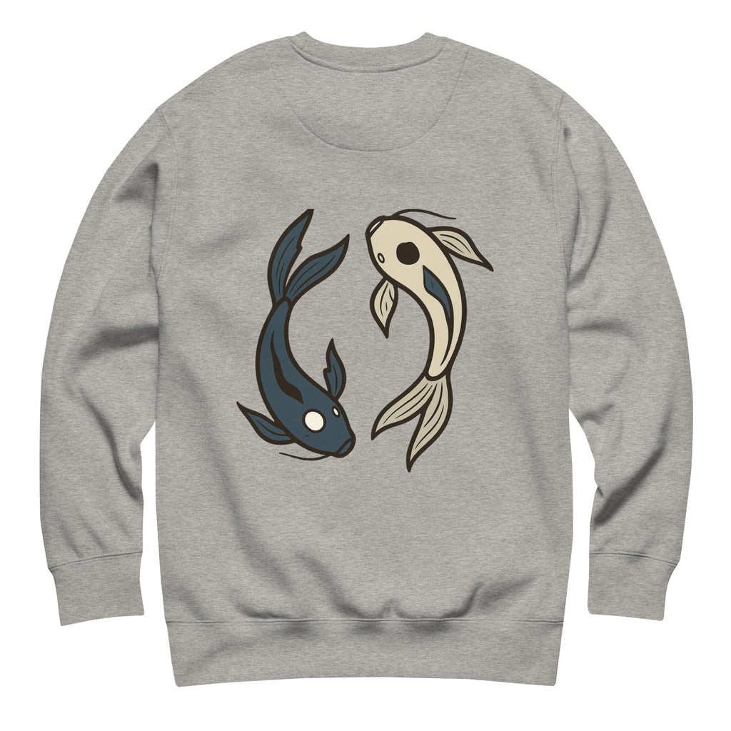 Tui und La Sweatshirt in Carbon Grey – Rückansicht