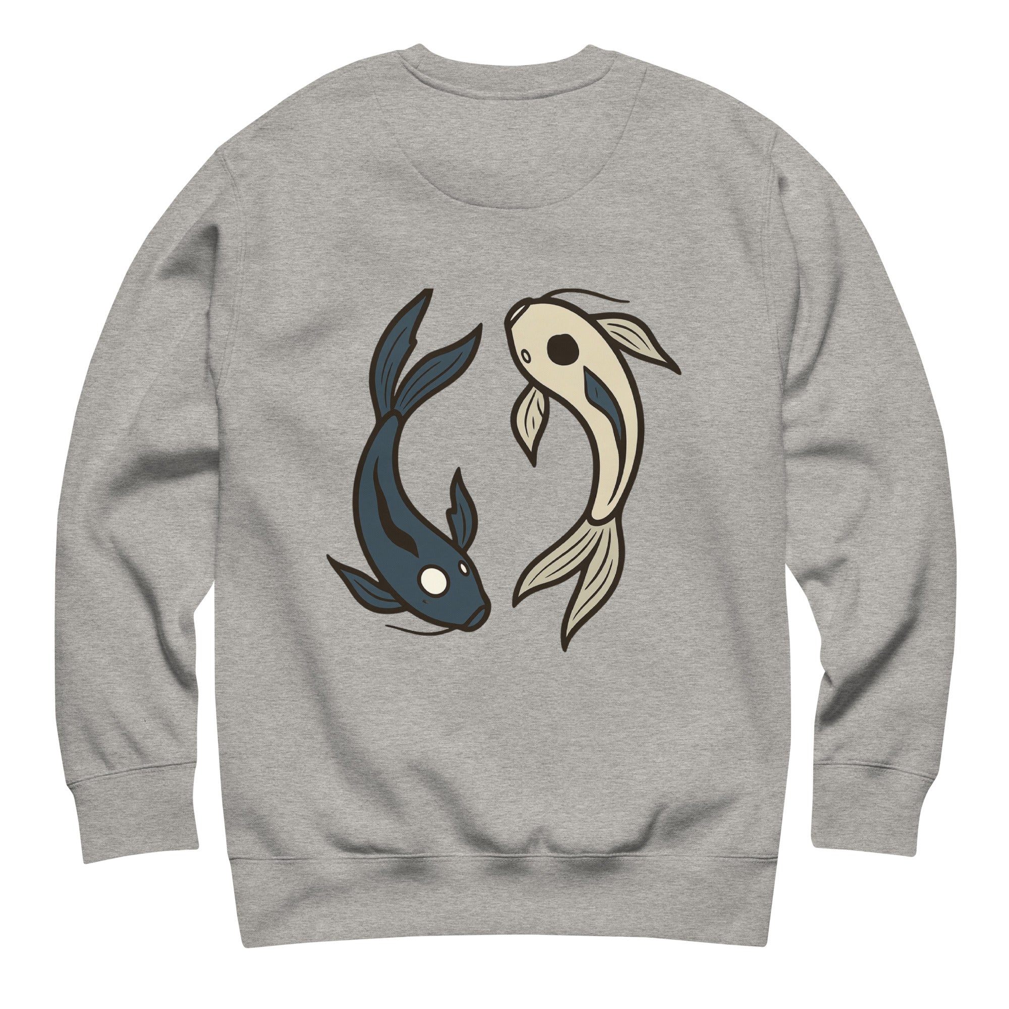 Tui und La Sweatshirt in Carbon Grey – Rückansicht