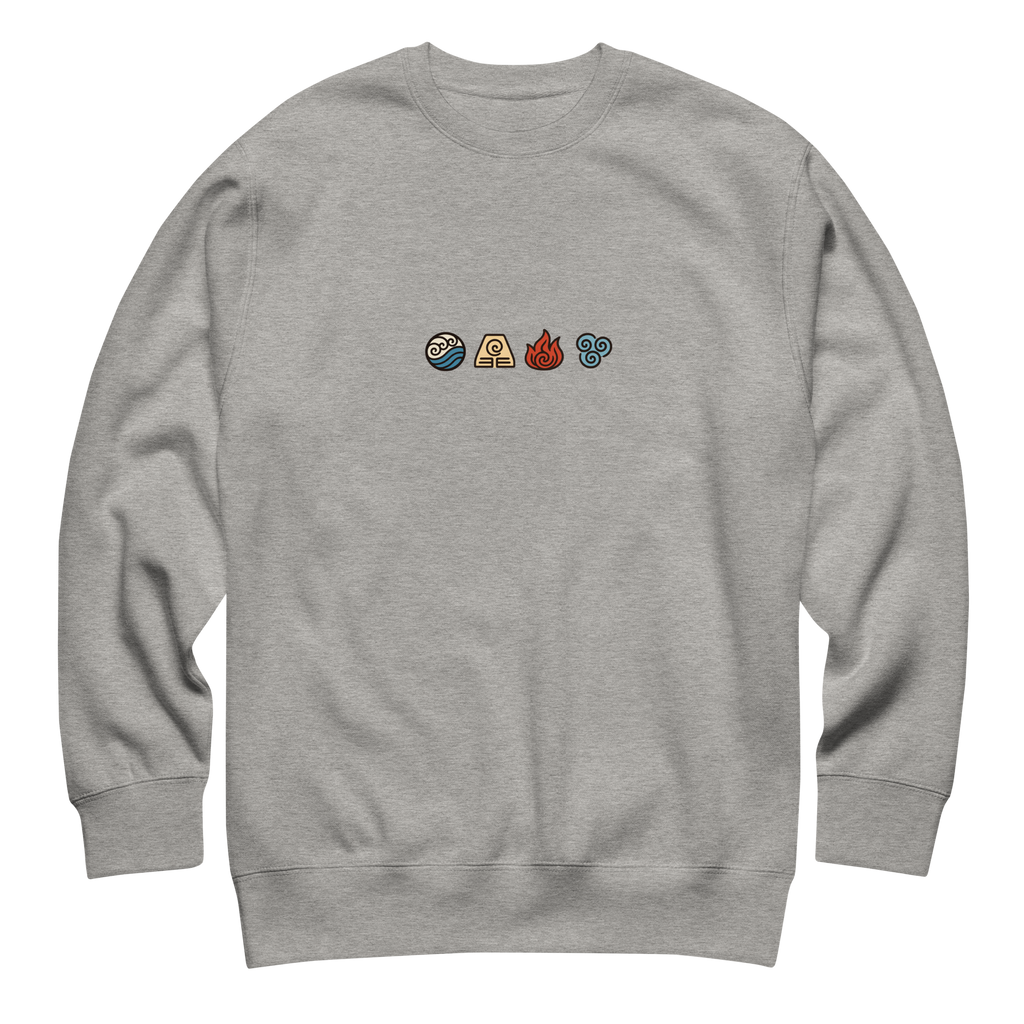 Elements Carton Sweatshirt in Carbon Grey – Vorderansicht