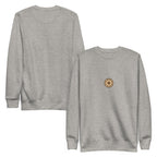 Lotus Sweatshirt - Minimal in Carbon Grey – Vorder- und Rückansicht