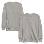 Elements Sweatshirt - Minimal in Carbon Grey – Vorder- und Rückansicht