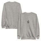 Appa sketch Sweatshirt - Minimal in Carbon Grey – Vorder- und Rückansicht