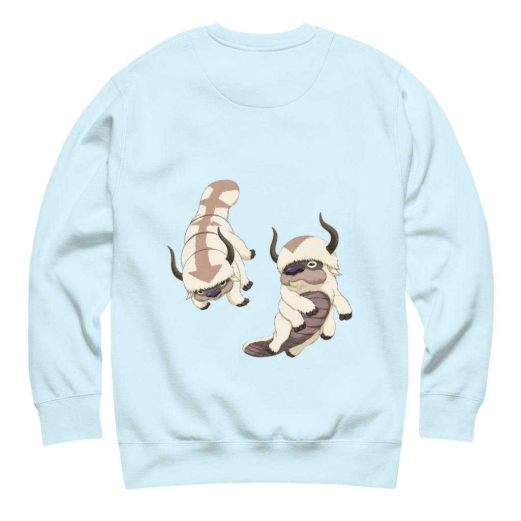 Appa Sweatshirt in Sky Blue – Rückansicht