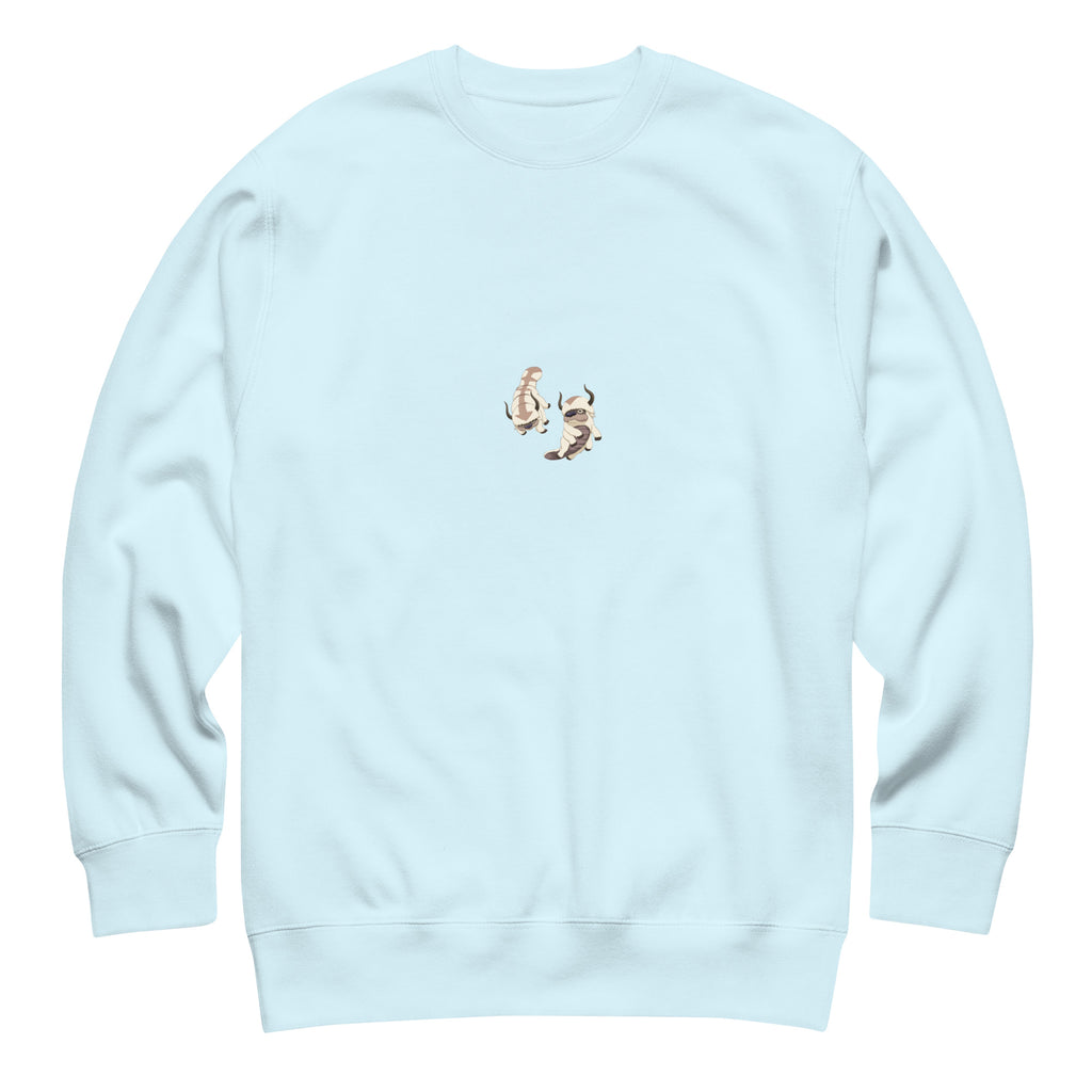 Appa Sweatshirt in Sky Blue – Vorderansicht