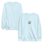 Tui und La Sweatshirt - Minimal in Sky Blue – Vorder- und Rückansicht