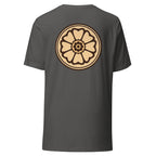 Lotus Shirt in Asphalt – Rückansicht