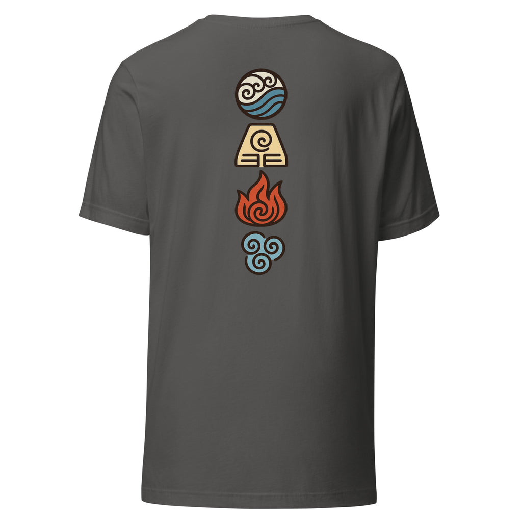 Elements Carton Shirt in Asphalt – Rückansicht