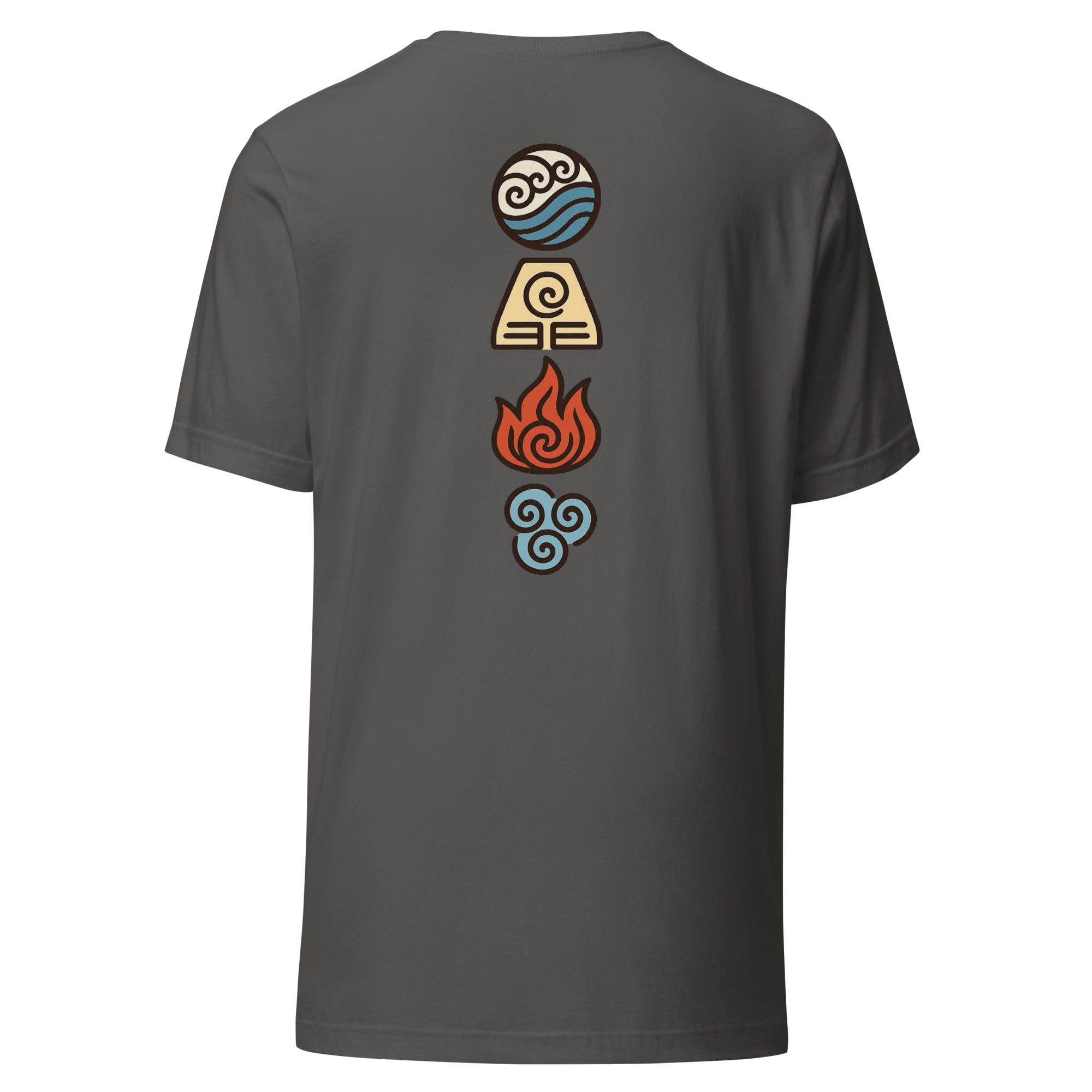 Elements Carton Shirt in Asphalt – Rückansicht