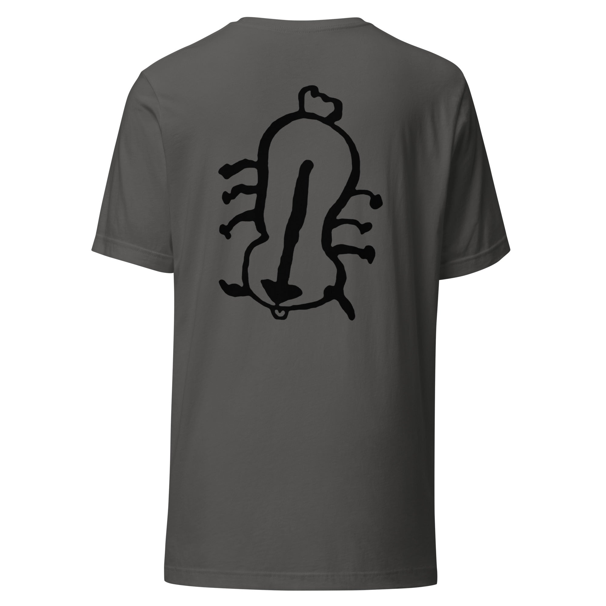 Appa sketch Shirt in Asphalt – Rückansicht