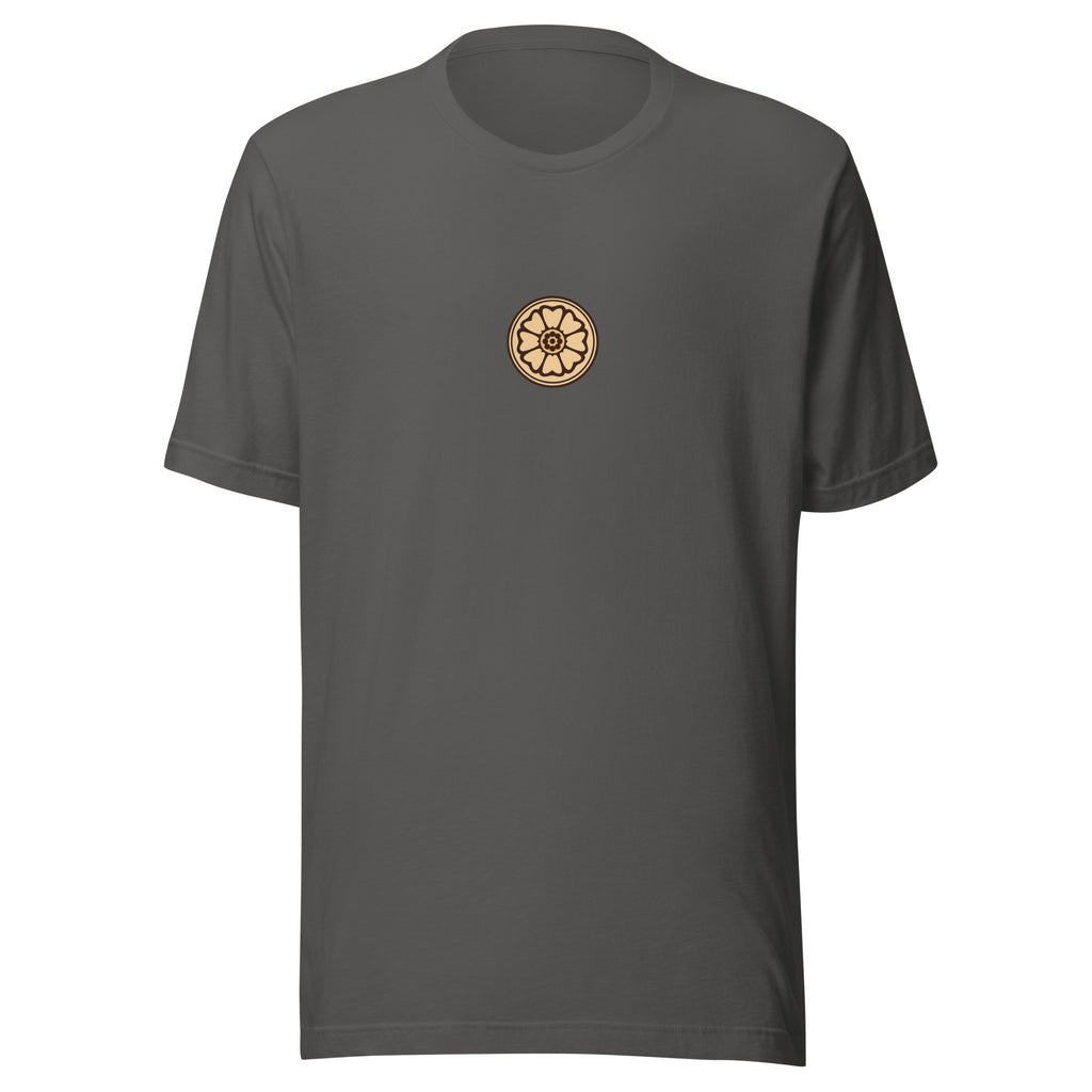 Lotus Shirt in Asphalt – Vorderansicht