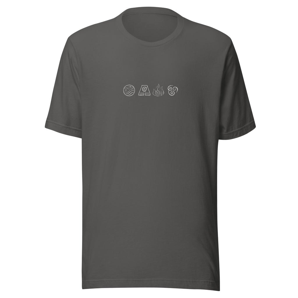 Elements Shirt in Asphalt – Vorderansicht