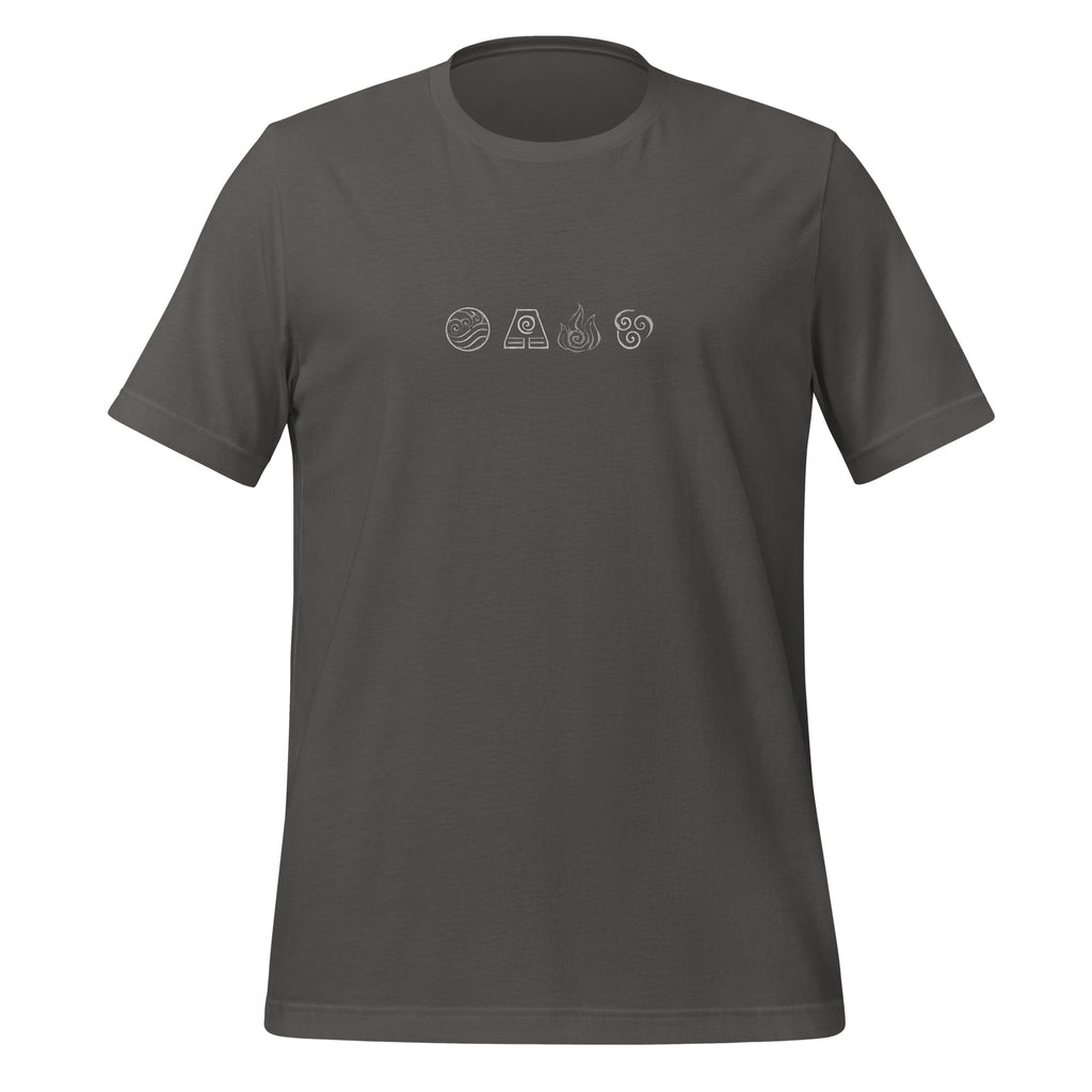 Elements Shirt - Minimal in Asphalt – Vorderansicht