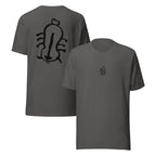 Appa sketch Shirt in Asphalt – Vorder- und Rückansicht