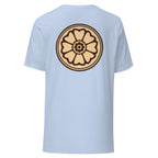 Lotus Shirt in Baby Blue – Rückansicht