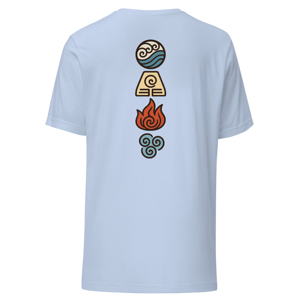 Elements Carton Shirt in Baby Blue – Rückansicht