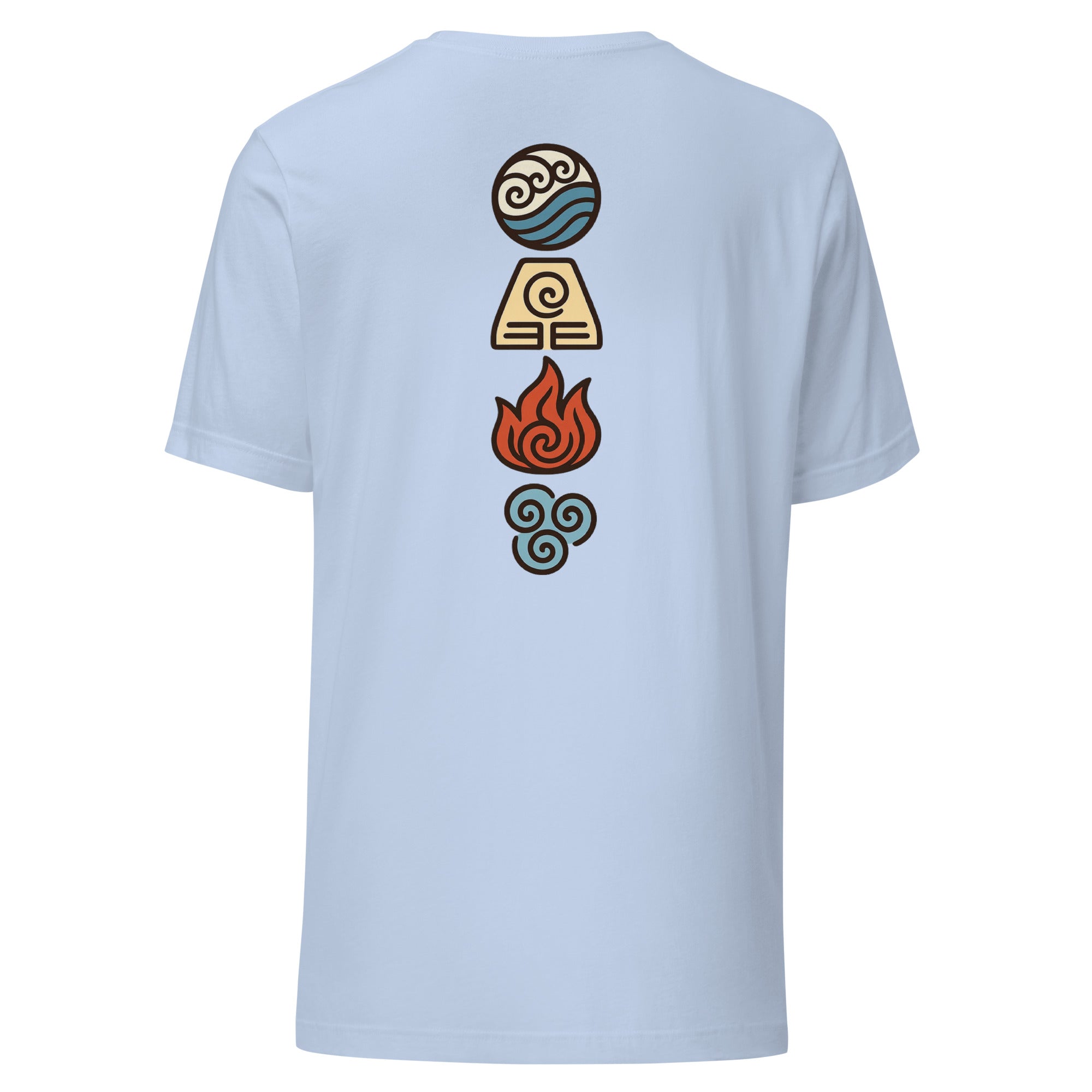 Elements Carton Shirt in Baby Blue – Rückansicht