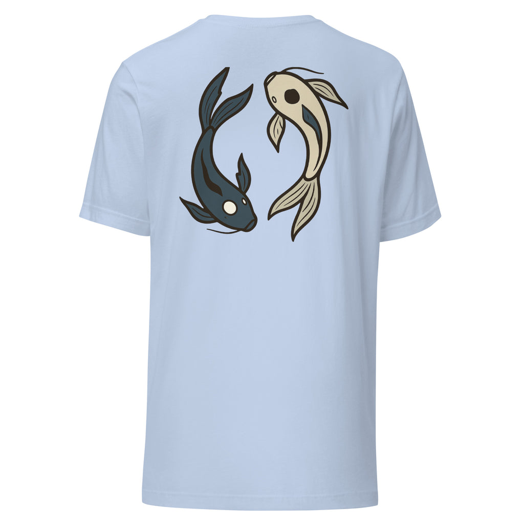 Tui und La Shirt in Baby Blue – Rückansicht