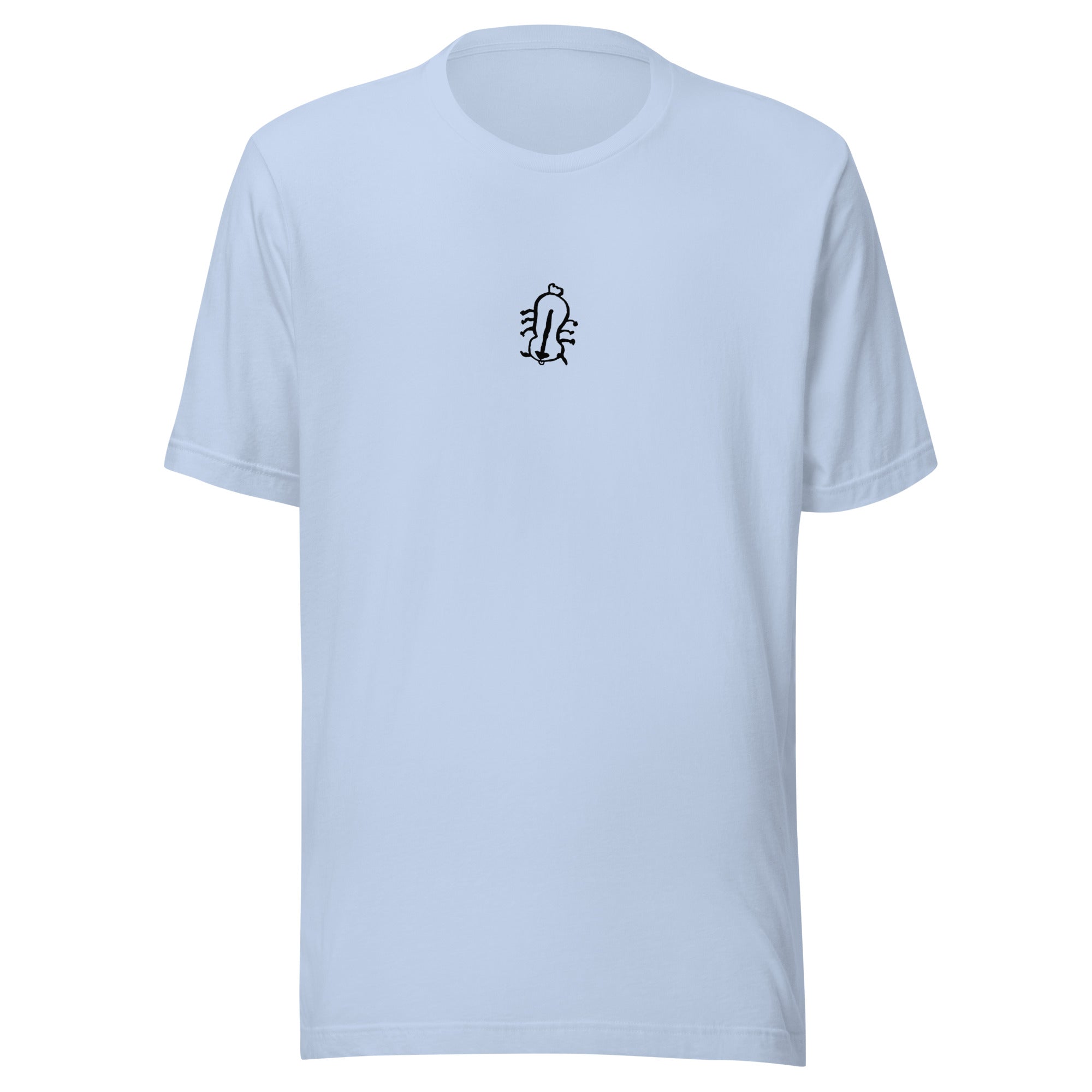 Appa sketch Shirt in Baby Blue – Vorderansicht